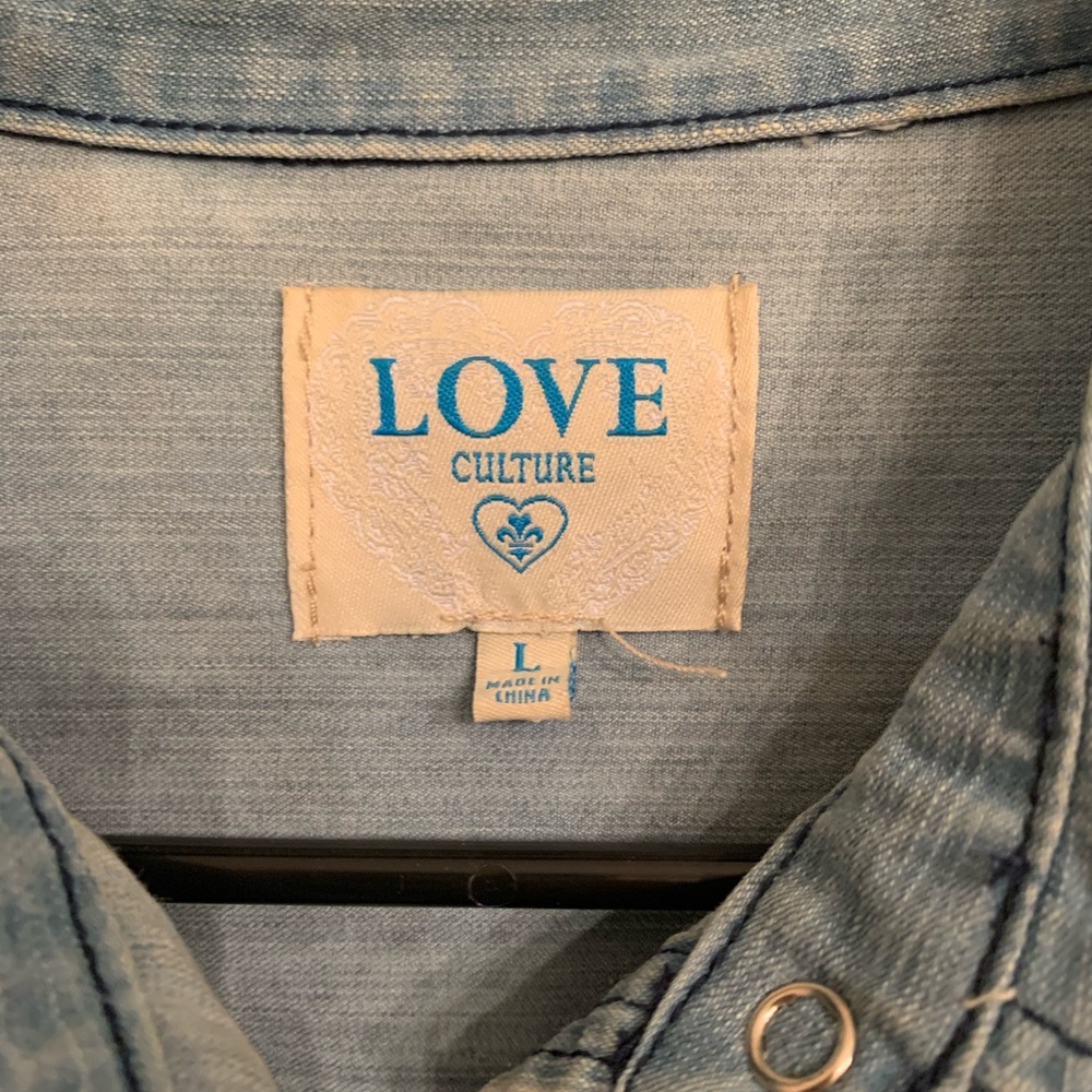 Jean button up - Picture 2 of 2